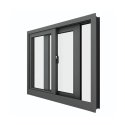 48 in. x 36  in. Aluminum Double Glider Windows Carisol-ADGW48-36
